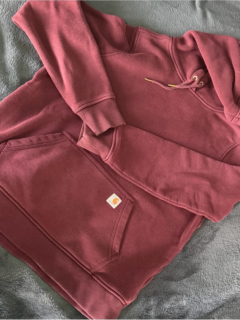 Carhartt Women’s Clarksburg Hoodie Fudge Heather Relaxed Fit Large L